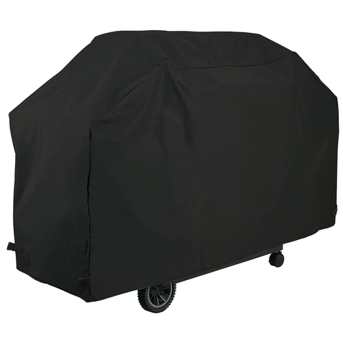 GrillPro 50370 Deluxe BBQ Grill Cover， 70 in W， 23 in D， 47 in H， PEVA/Polyester/PVC， Black - Mycitystee