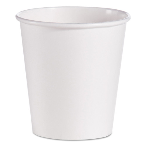 Dart Single-Sided Poly Paper Hot Cups， 10 oz， White， 1000/Carton (510W) - Mycitystee