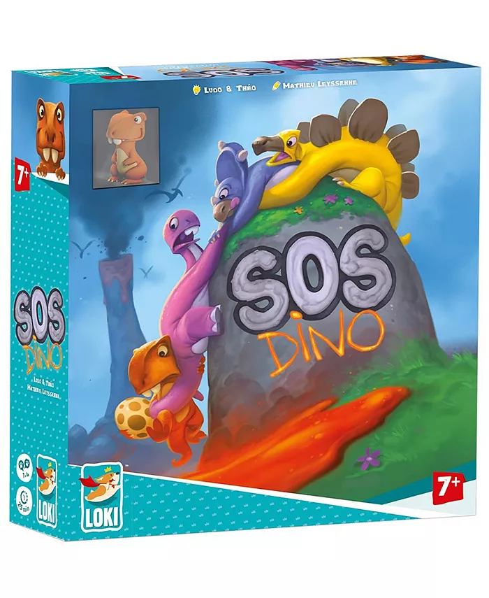 Loki SOS Dino Children's Tile Placement Dinosaur Board Game - Mycitystee