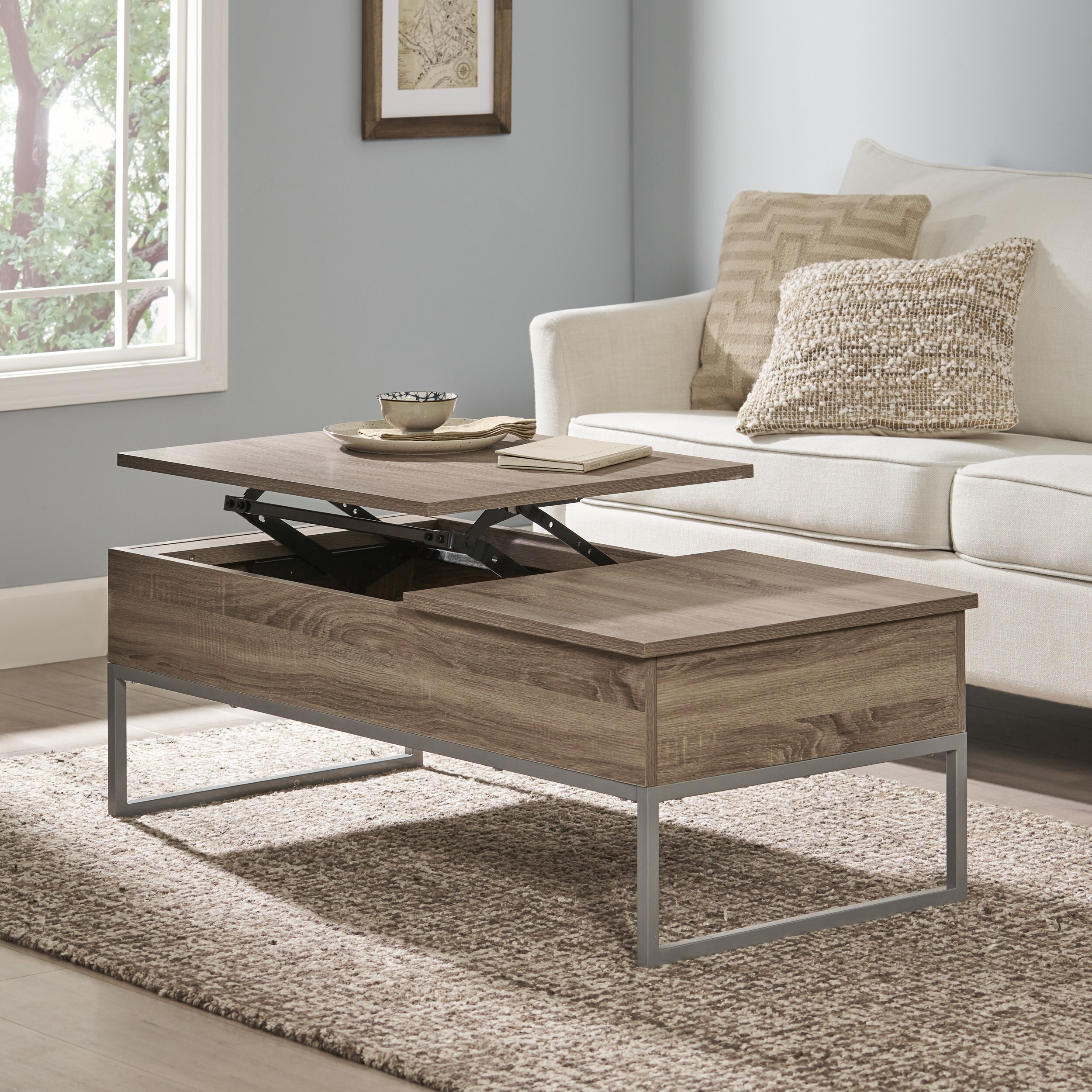Christopher Knight Home Dual Lift-top Wood Storage Coffee Table - Mycitystee