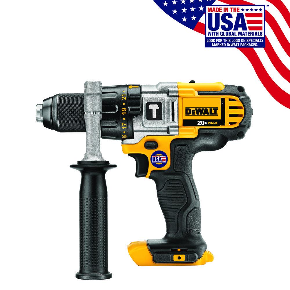DEWALT 20 V MAX Lithium Ion Premium 3-Speed Hammerdrill (Tool Only) DCD985B from DEWALT - Mycitystee
