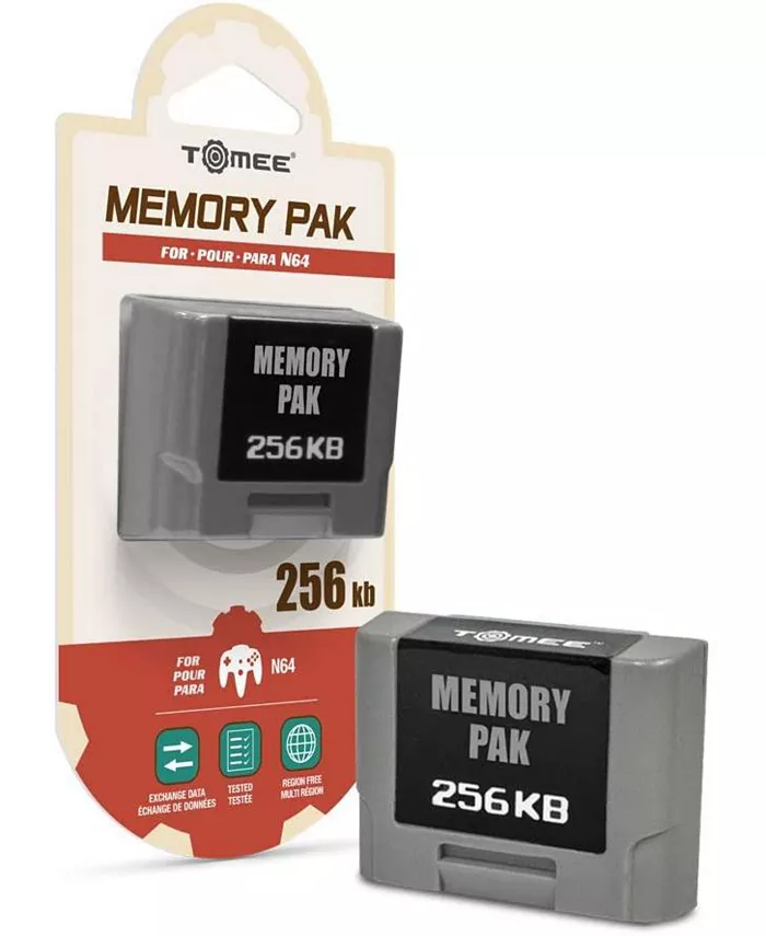 Hyperkin N64 256KB Memory Pak Tomee - N64 - Mycitystee