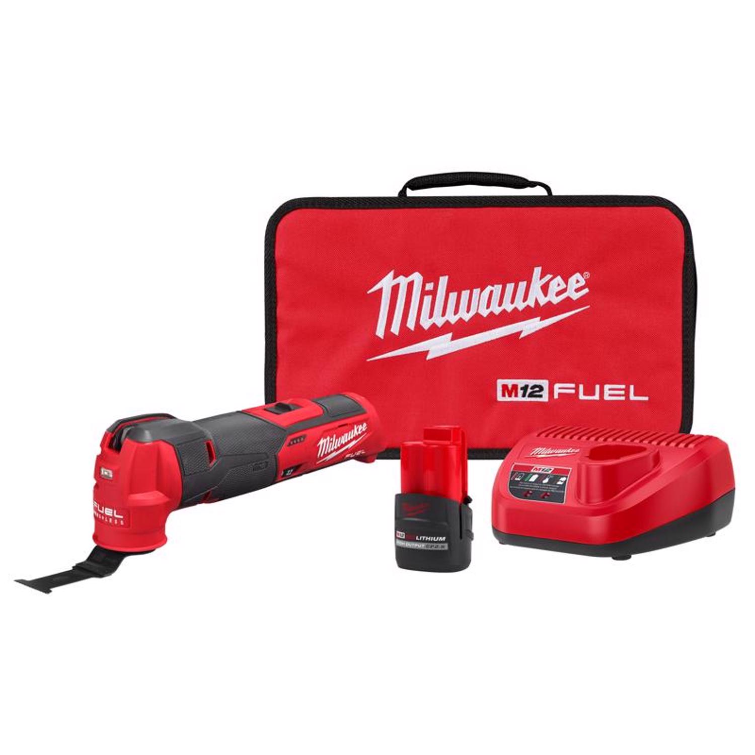 Milwaukee M12 Fuel 2.5 amps 12 V Cordless Oscillating Multi-Tool Kit - Mycitystee