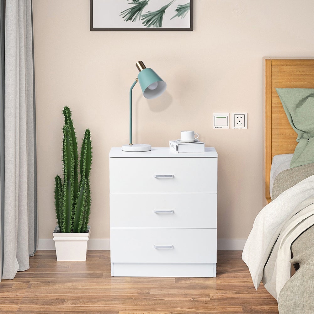 Modern 3-Drawer Wooden Dresser for Bedroom - - 35748633 - Mycitystee