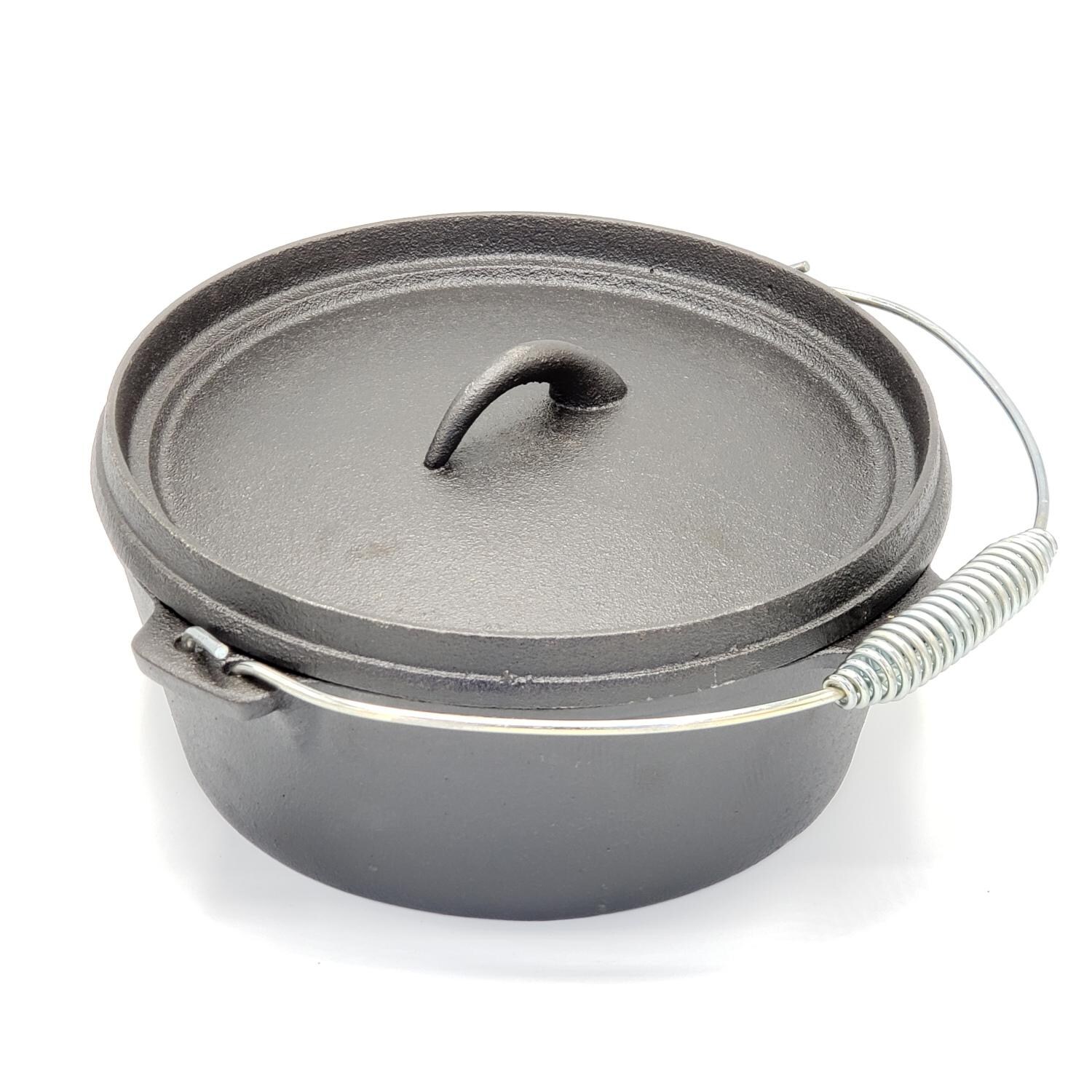 BBQ Dragon 4-Quart Heavy Duty Cast Iron Dutch Oven - Mycitystee