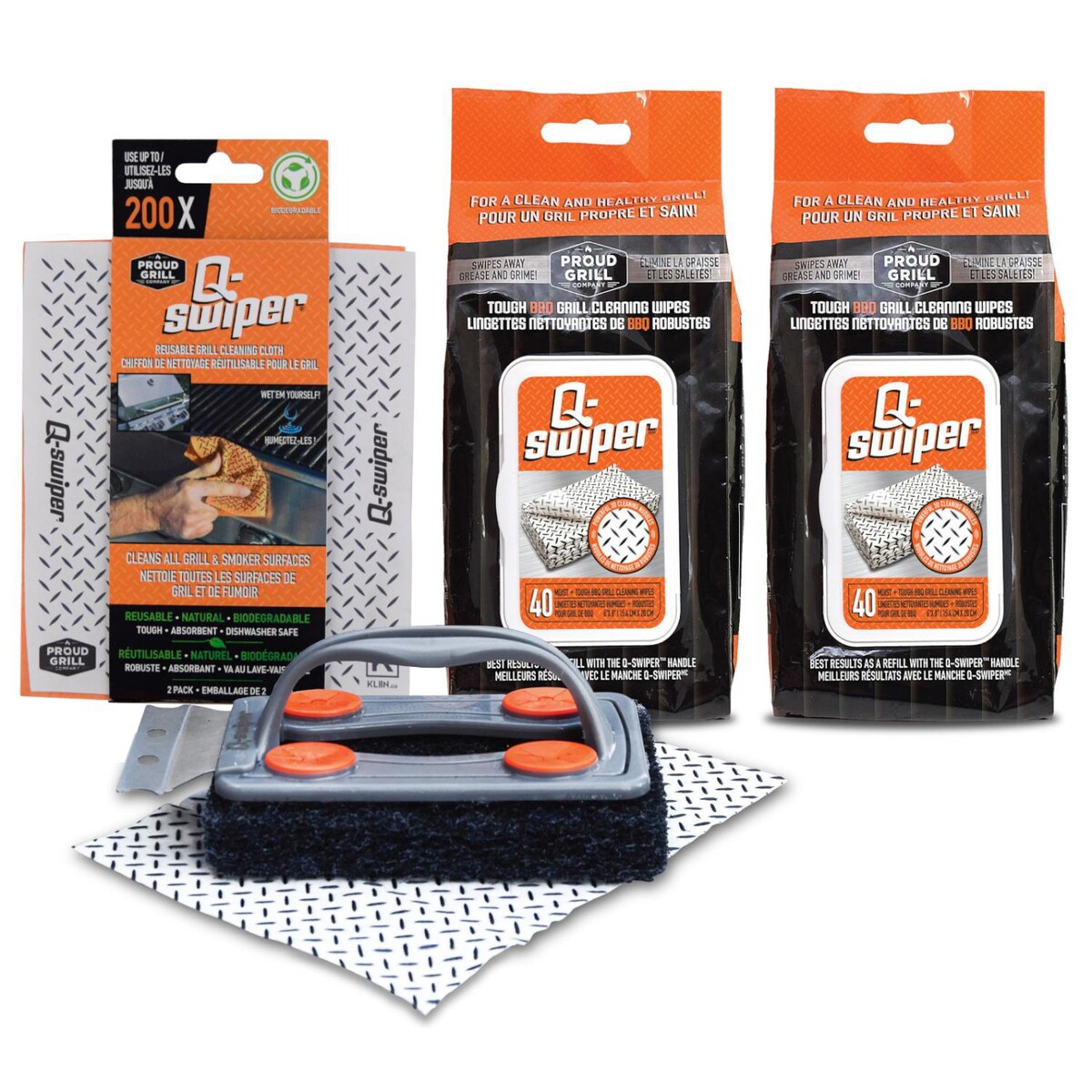 Q-Swiper Easy Grill Cleaning Gift Set - Mycitystee