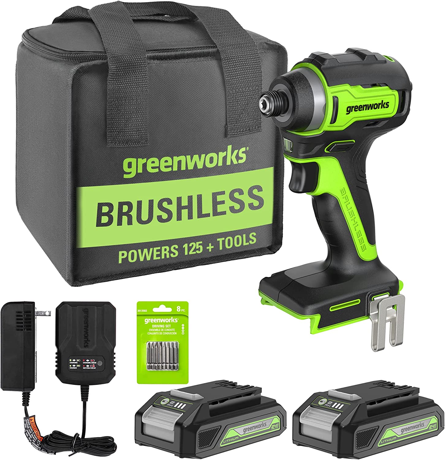 24V Brushless Impact Driver Combo Kit | Greenworks Tools - Mycitystee
