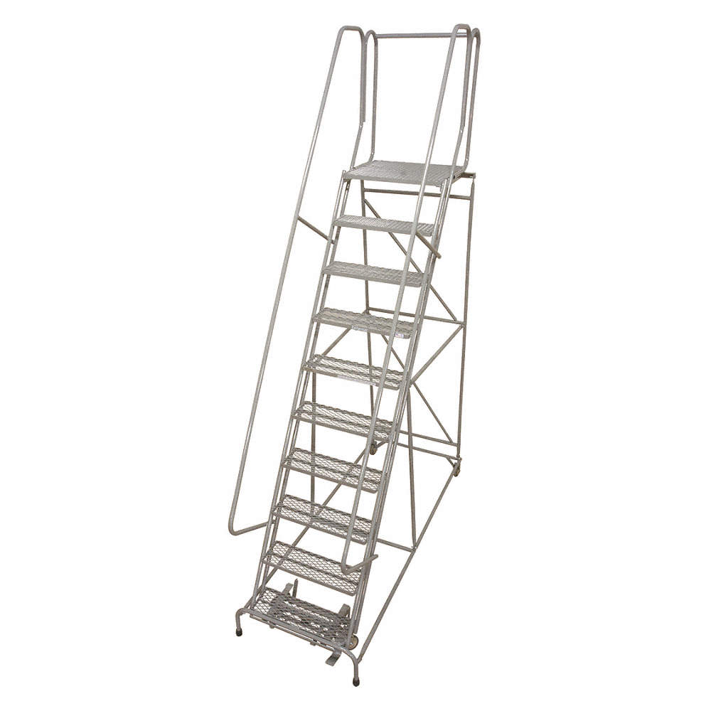 Series 1000 10 Step X 26 W A1 Tread Step Ladder w/handrails - Mycitystee