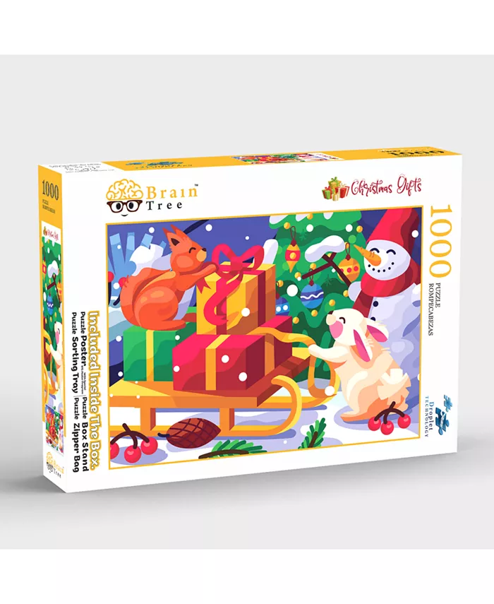 Brain Tree Games Christmas Gifts 1000 Piece Jigsaw Puzzle - Mycitystee