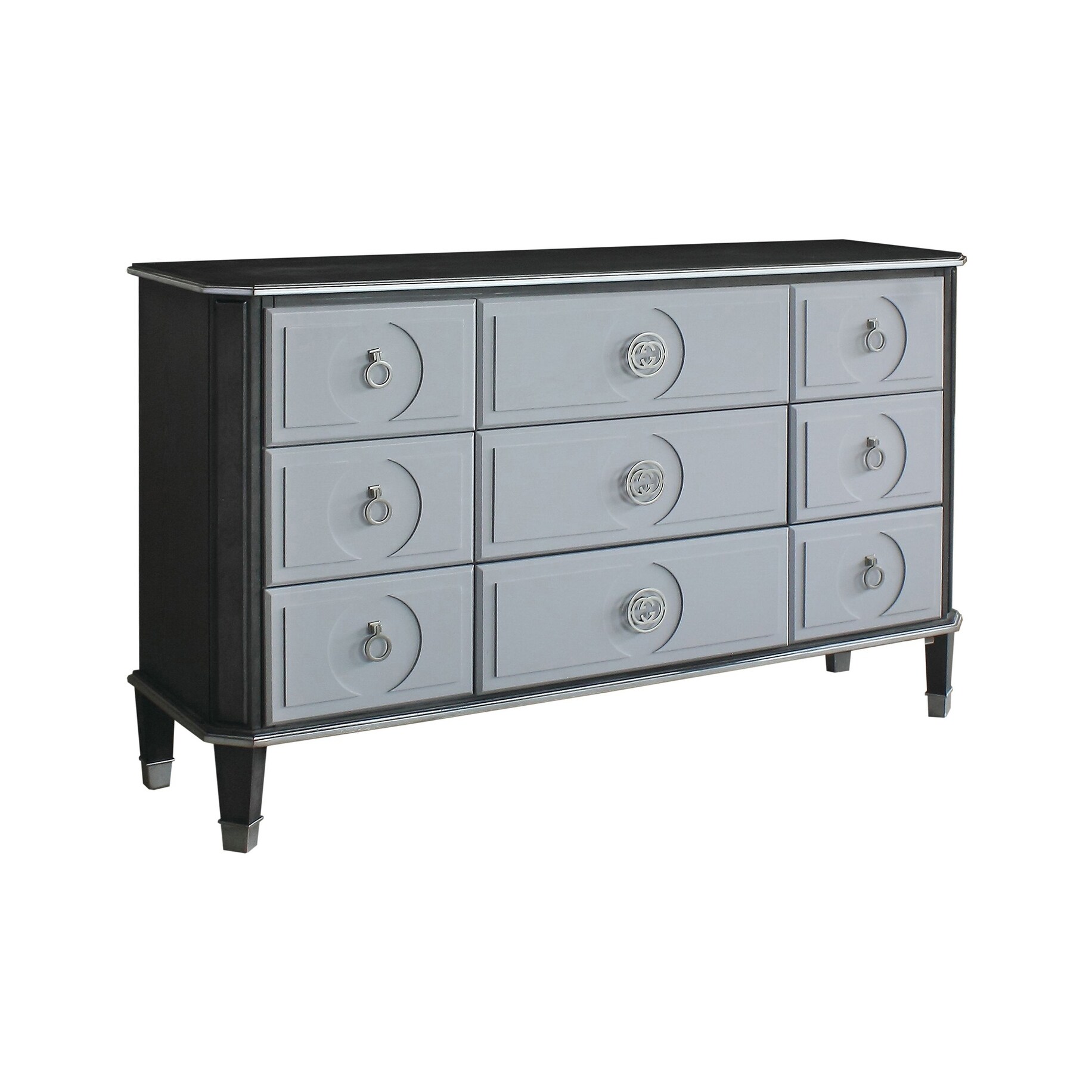 ACME House Beatrice Dresser in Charcoal and Light Gray - - 32710449 - Mycitystee