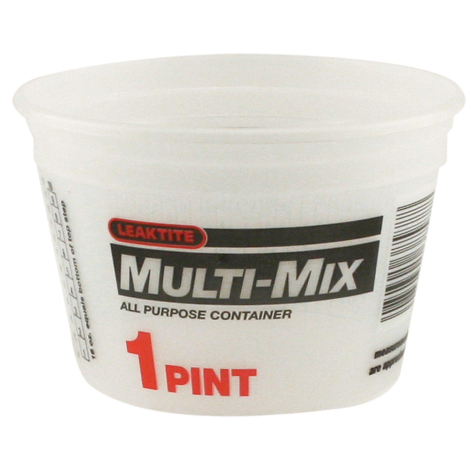 Leaktite Clear 1 pt Multi-Mix Container - Mycitystee
