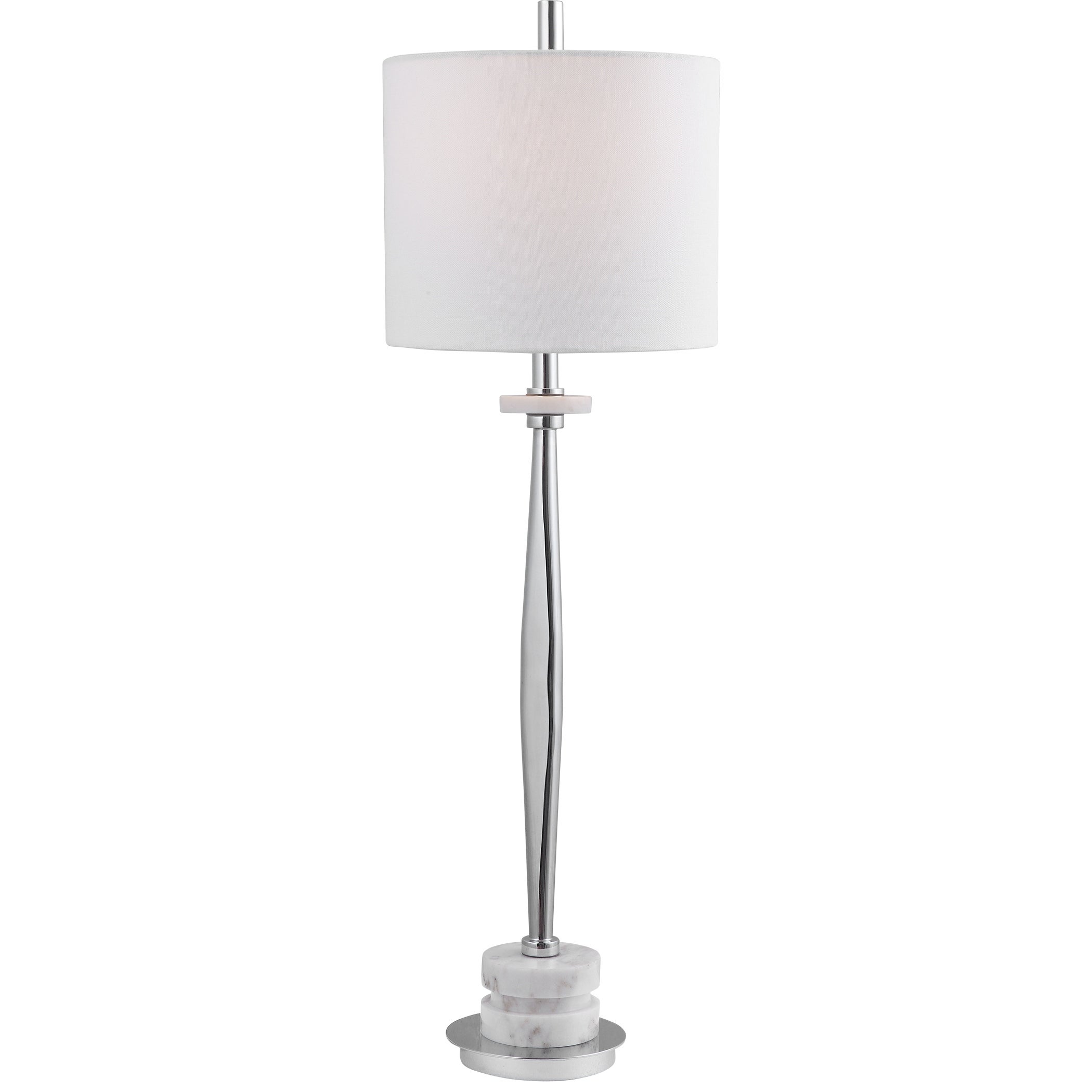 Uttermost Magnus Chrome Buffet Lamp - Mycitystee