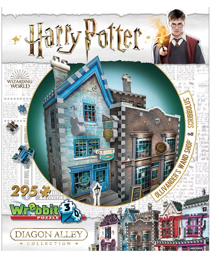 Wrebbit 3D Puzzles Ollivander's Wand Shop and Scribbulus - Mycitystee