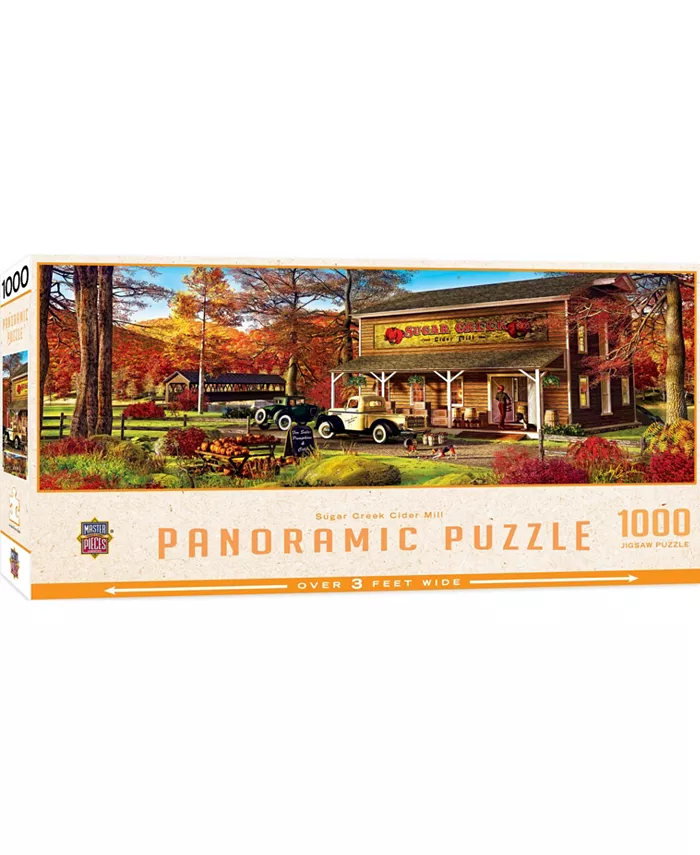 MasterPieces Puzzles Panoramic - Sugar Creek Cider Mill 1000 Piece Puzzle - Mycitystee
