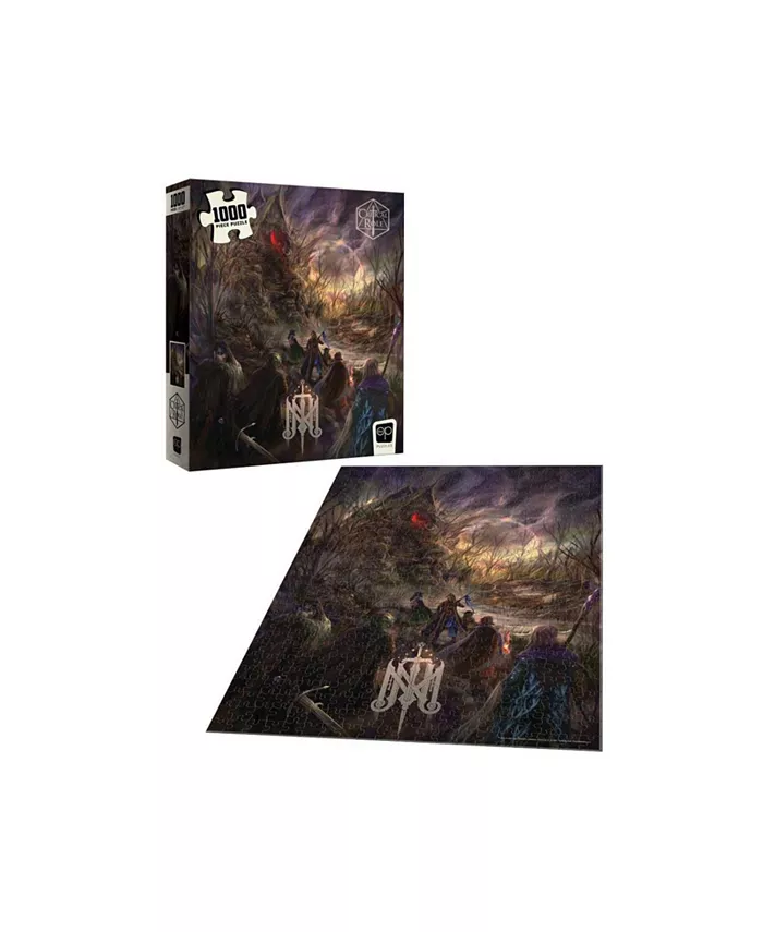 USAopoly Critical Role Mighty Nein Isharnai's Hut 1000 Piece Puzzle - Mycitystee