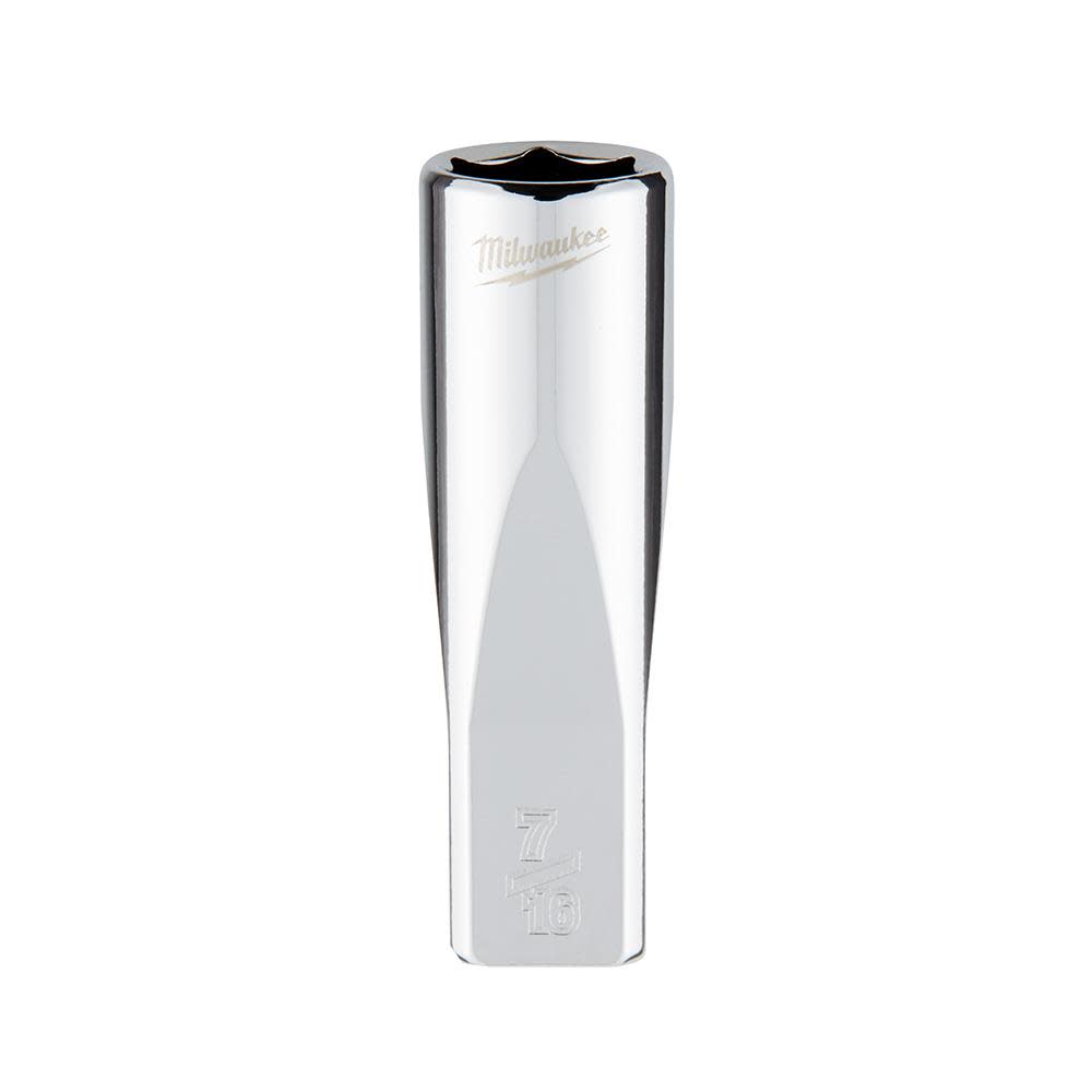 Milwaukee 1/4 in. Drive 7/16 in. SAE 6-Point Deep Socket 45-34-9019 from Milwaukee - Mycitystee