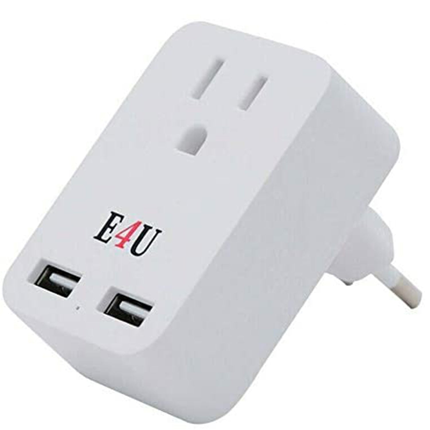 5 Core USB Wall Charger White with Surge Protector, Multi Charging Power Outlet with 2 USB Ports and One AC Plug Expander | Travel  Wall Adapter for, - Mycitystee