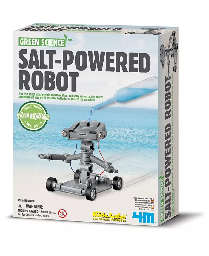 Redbox 4M Salt Water Powered Robot Science Kit Stem - Mycitystee
