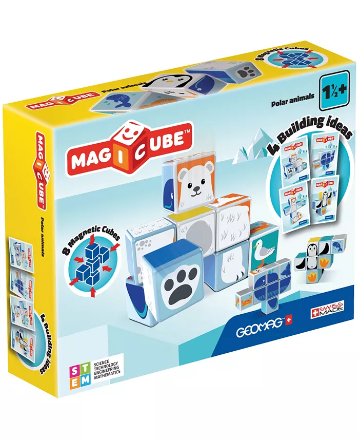 Geomag Magicube Polar Animals - 8 Piece - Mycitystee