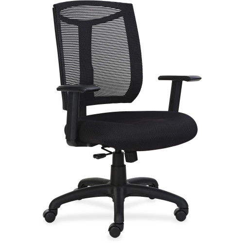 Lorell Mesh Back Chair with Air Grid Fabric Seat (83100) - Mycitystee