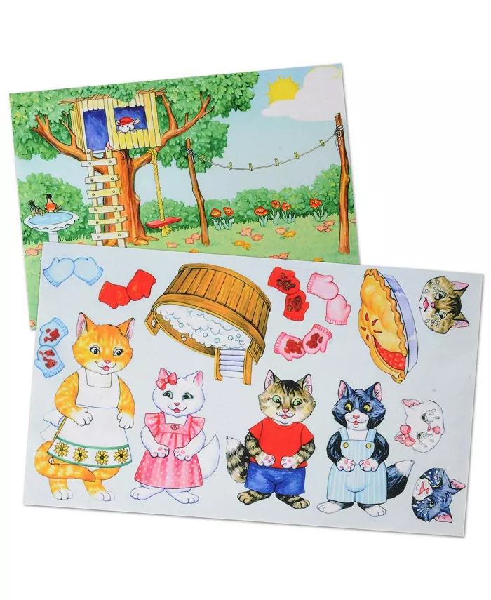 Story Time Felts The Three Little Kittens Who Lost Their Mittens Felt Board - 16 Pieces - Mycitystee