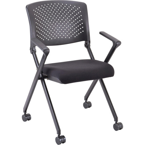 Lorell Plastic Arms/Back Nesting Chair (41847) - Mycitystee