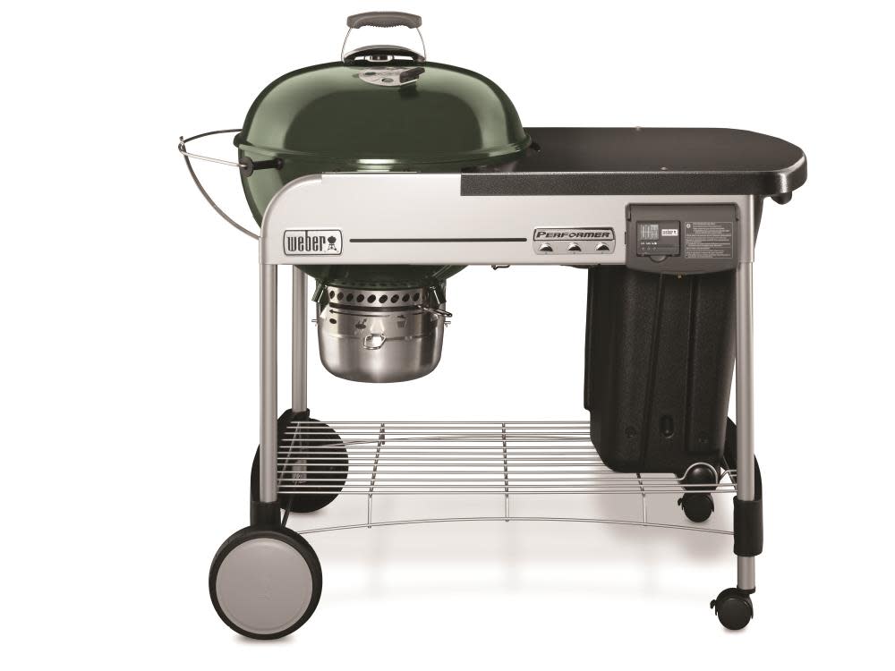 Performer Deluxe Charcoal Grill22 In. Green - Mycitystee