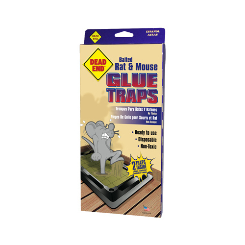 AP  G CO INC 1402 Baited Rat Glue Traps  pair - Mycitystee