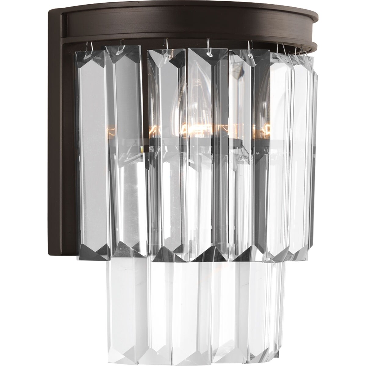 Glimmer Collection 2-Light Antique Bronze Sconce - Mycitystee