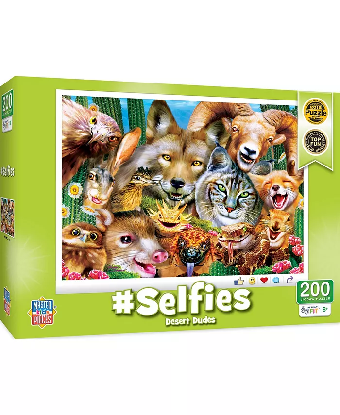 MasterPieces Puzzles Selfies - Desert Dudes 200 Piece Kids Jigsaw Puzzle - Mycitystee