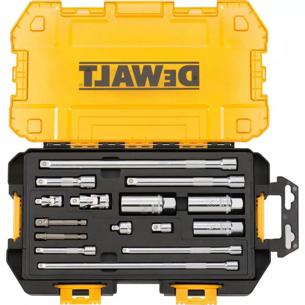 DEWALT 1/4 in. and 3/8 in. Drive Tool Accessory Set with Case (15-Piece) and#8211; XDC Depot - Mycitystee
