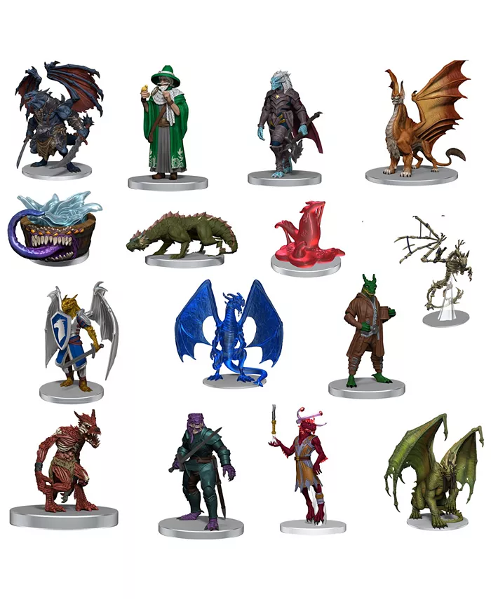 WizKids Games D D Icons of the Realms Booster Brick Assorted Pre-Painted Miniatures Dungeons Dragons Figures， Set No - 22 of 15 Pieces - Mycitystee
