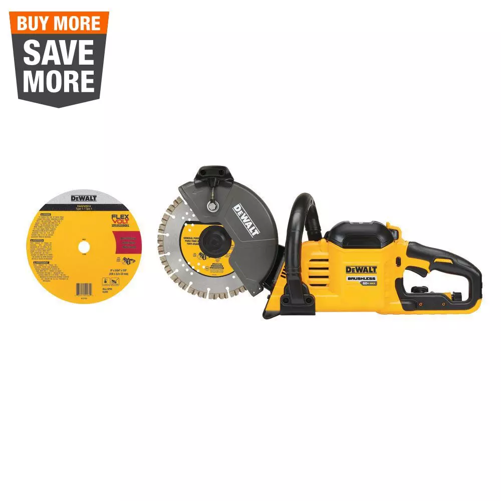 DEWALT FLEXVOLT 60-Volt MAX Cordless Brushless 9 in. Cut-Off Construction Saw (Tool-Only) and#8211; XDC Depot - Mycitystee