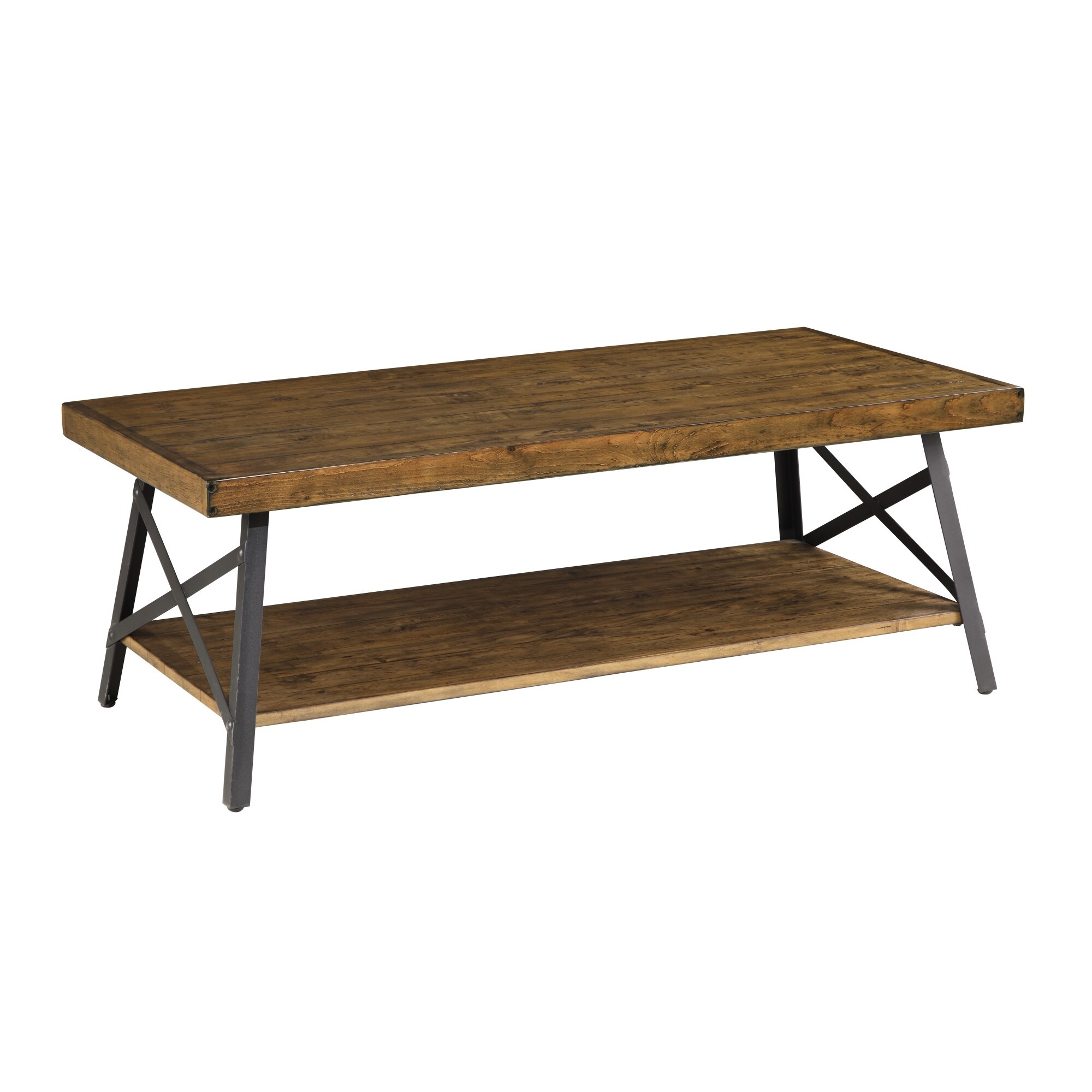 Carbon Loft Oliver Rustic Wood Coffee Table - Mycitystee