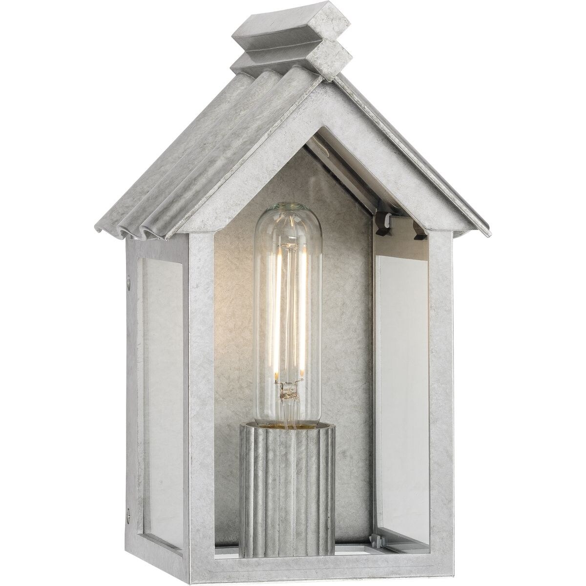 Jeffrey Alan Marks Point Dume Dunemere Galvanized Finish Outdoor Wall Lantern with DURASHIELD - 6.65 in x 5.875 in x 10.5 in Shopping - The Best Deals - Mycitystee