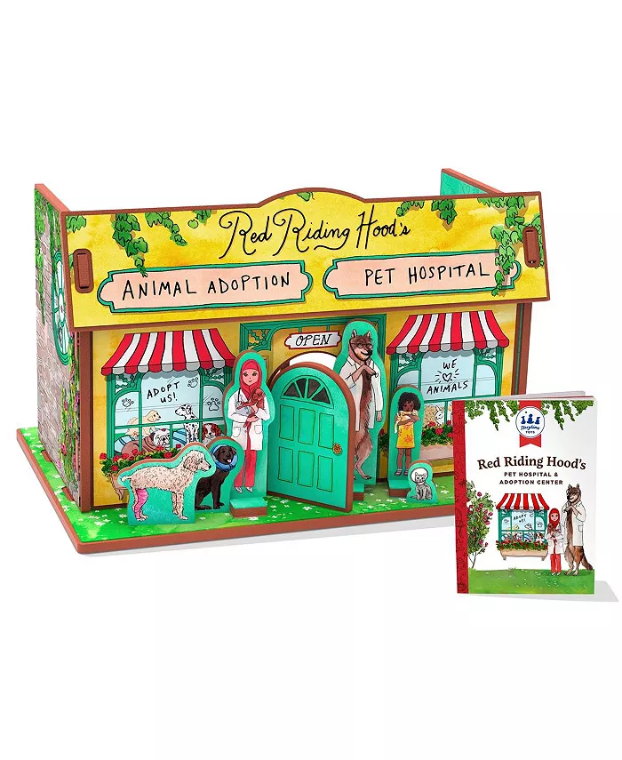 Storytime Toys Red Riding Hood's Animal Hospital 3D Puzzle - Book and Toy Mini Set - Mycitystee