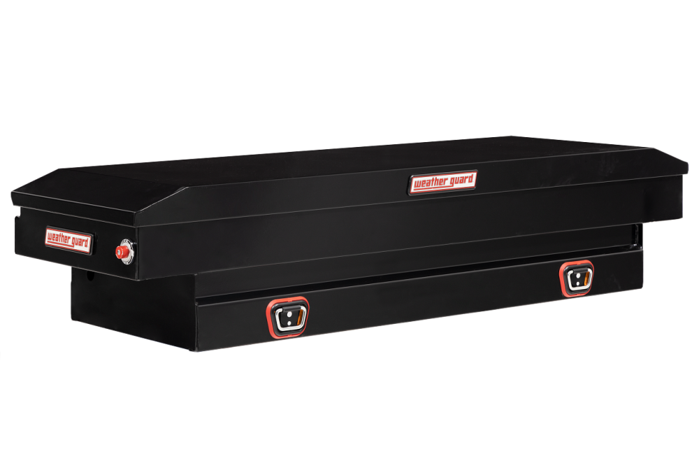 Weather Guard Saddle Truck Tool Box Steel Compact Gloss Black - Mycitystee