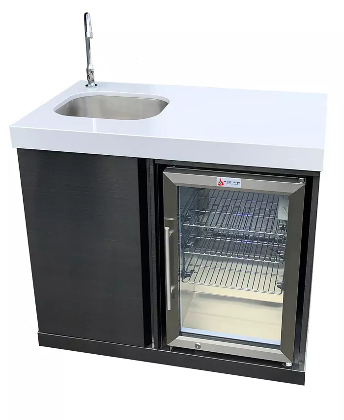 Mont Alpi Outdoor Kitchen Sink and Fridge - Mycitystee