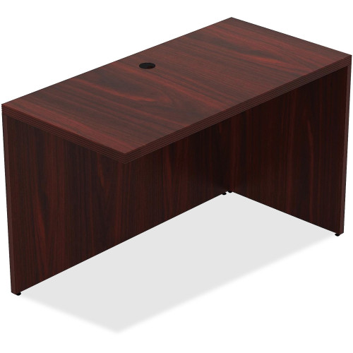 Lorell Chateau Series Mahogany Laminate Desking Return (34322) - Mycitystee