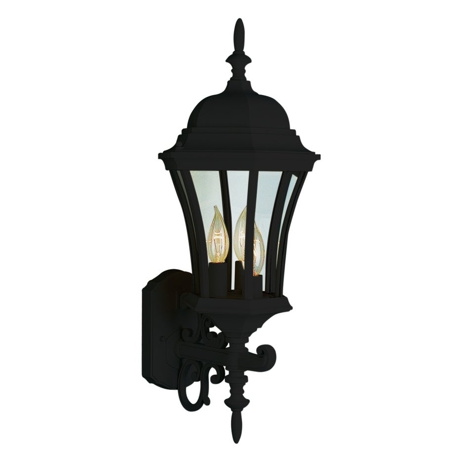 Burlington II Black 3-light Wall Lantern Shopping - The Best Deals on Outdoor Wall Lanterns | 27208073 - Mycitystee