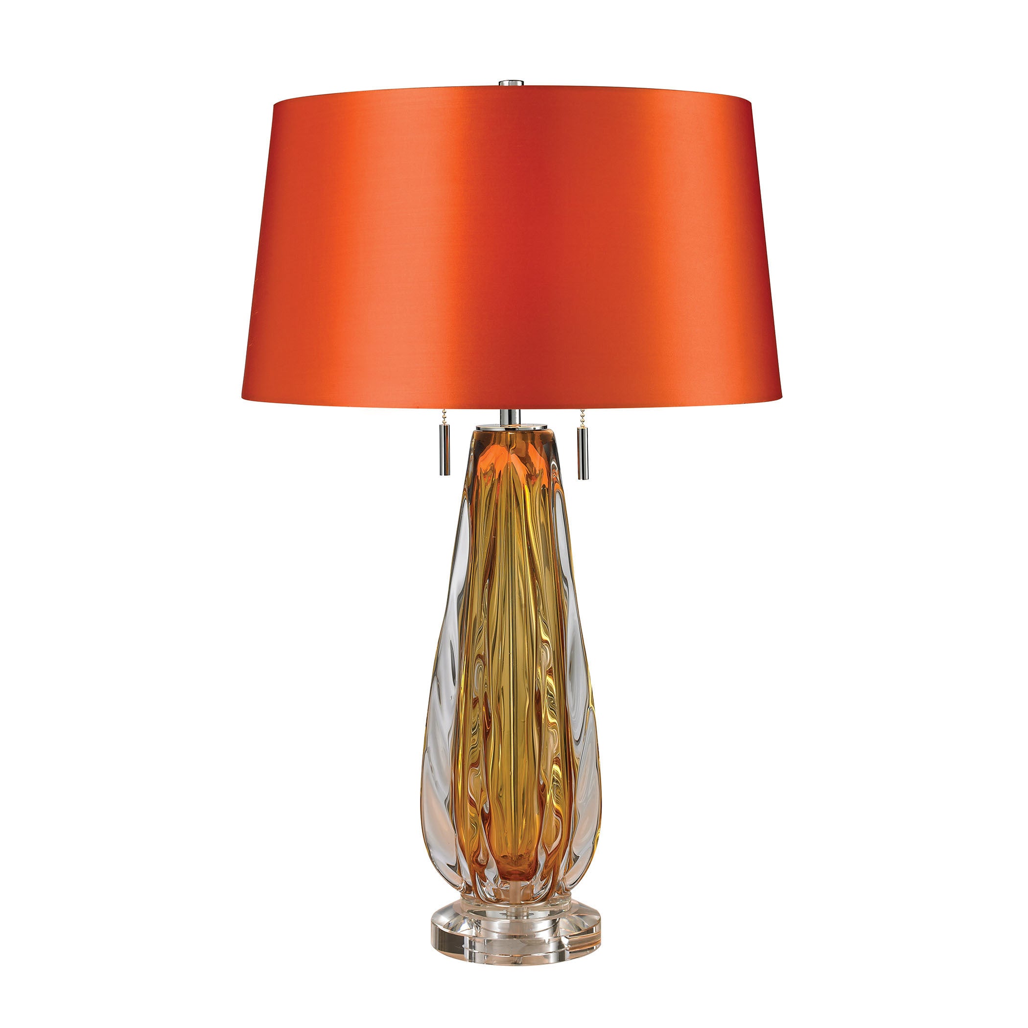 Dimond Modena Blown Glass Amber Table Lamp - Mycitystee