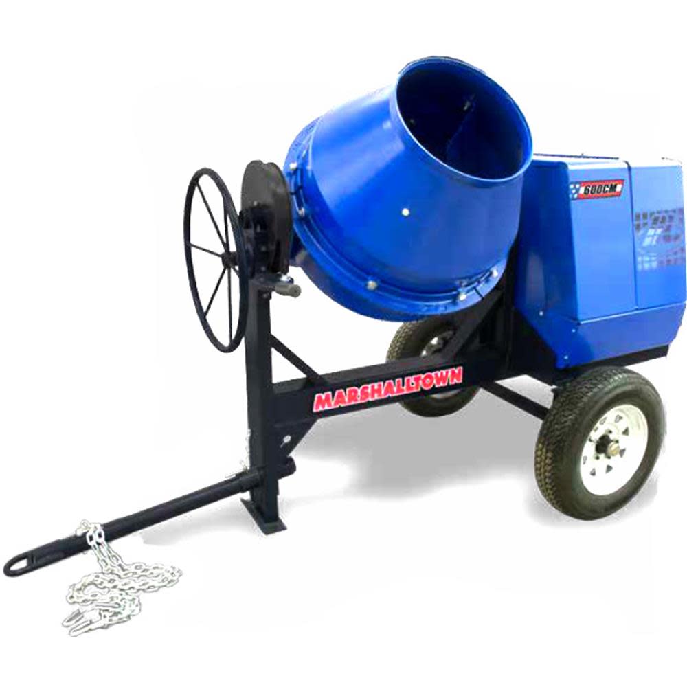600CM CONCRETE Mixer 1.5 hp, FULLY ASSEMBLED - Mycitystee