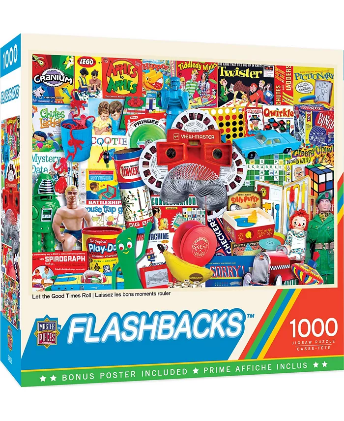 MasterPieces Puzzles Flashbacks - Let the Good Times Roll 1000 Piece Puzzle - Mycitystee