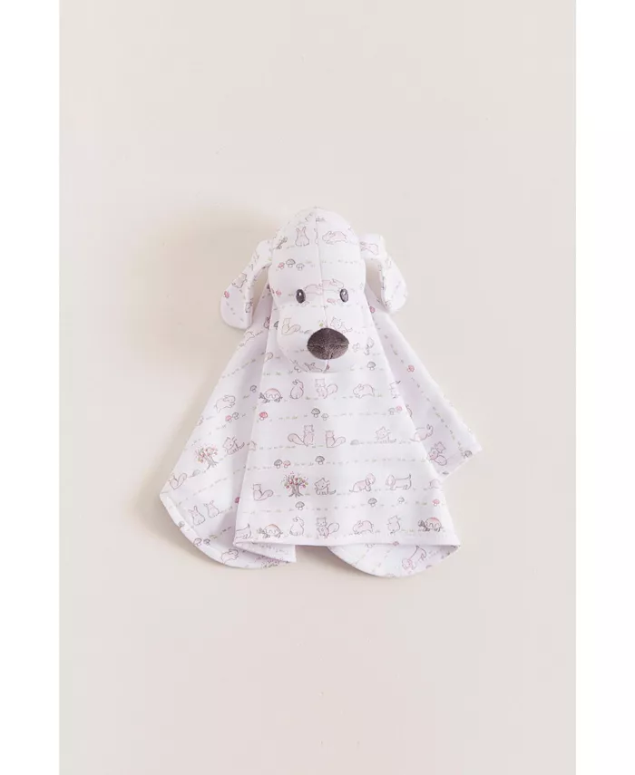 babycottons Infants In The Woods Pink Softest Noni Thumbie Toy Made With Peruvian Pima Cotton - Mycitystee