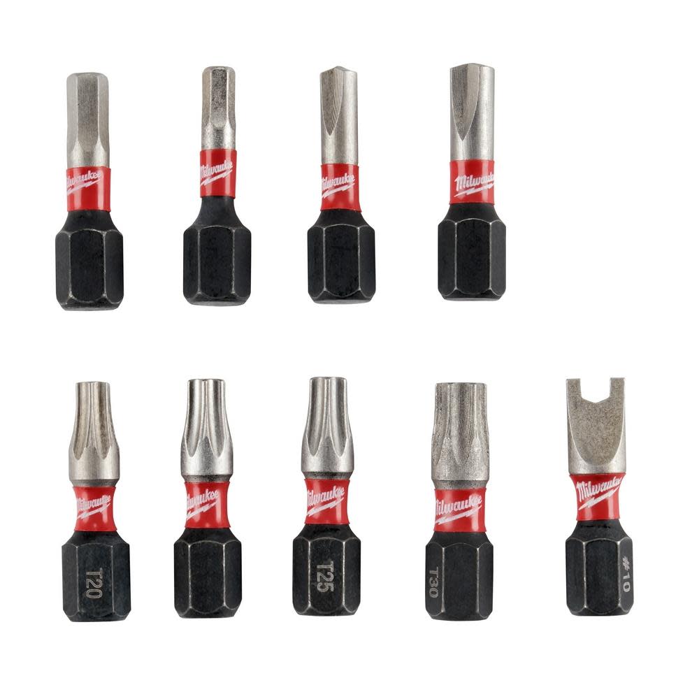 Milwaukee 9-Piece SHOCKWAVE Impact Security Insert Bit Sets 3PK 48-32-4620 from Milwaukee - Mycitystee