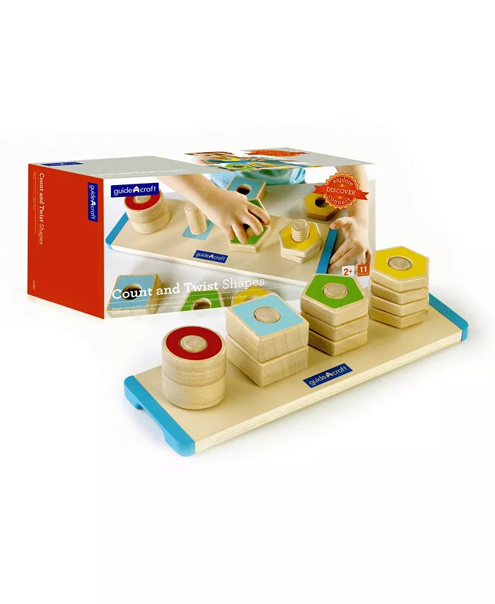 Guidecraft， Inc Guidecraft Count and Twist Shapes - Mycitystee