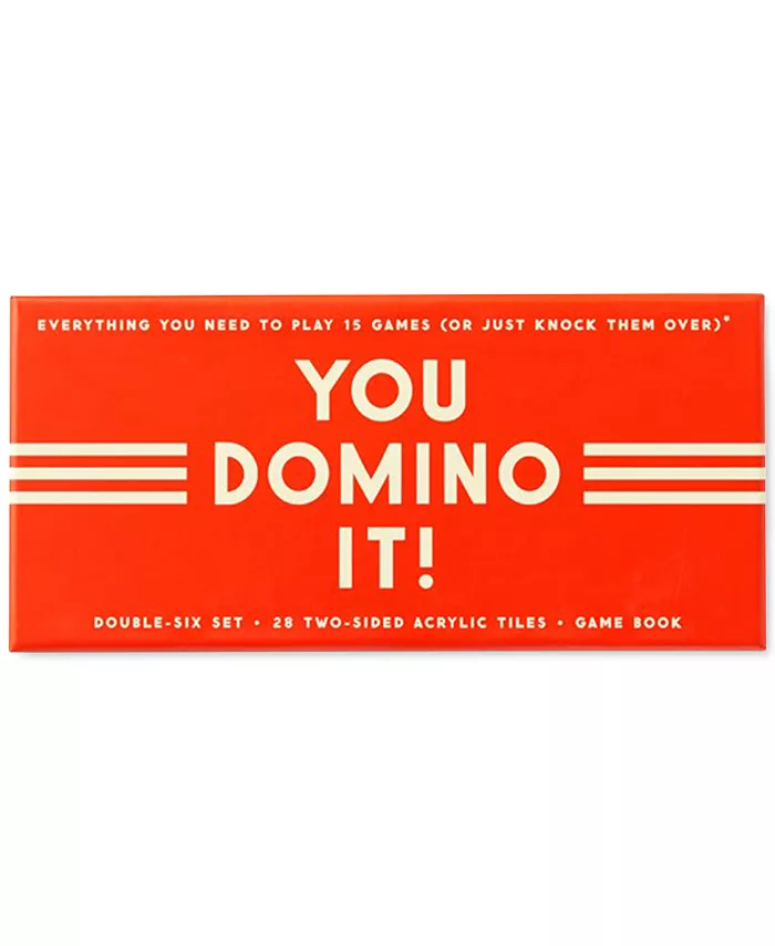 Galison You Domino It! 15-Game Double-Sided Domino Set - Mycitystee