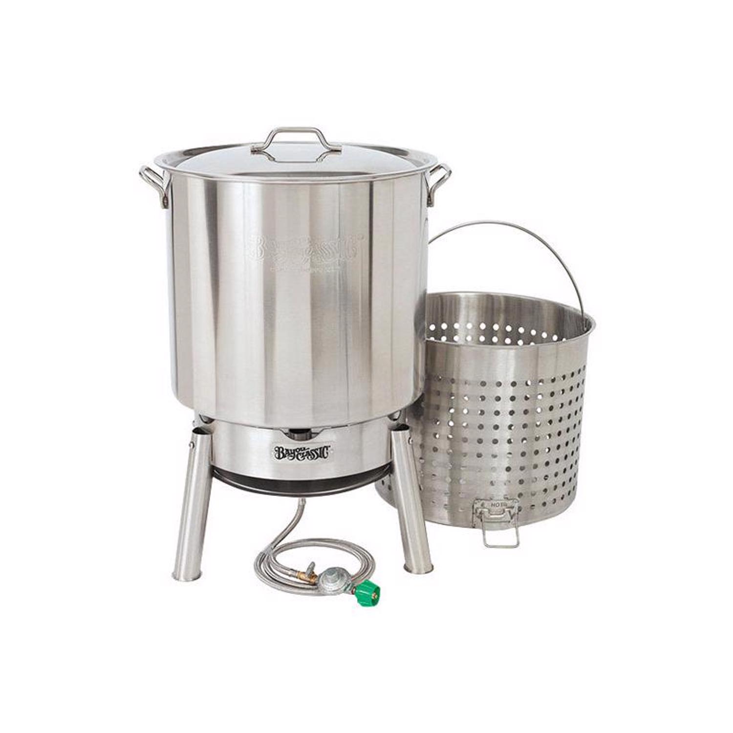 Bayou Classic 106000 BTU Stainless Steel Boiling Kit 82 qt - Mycitystee