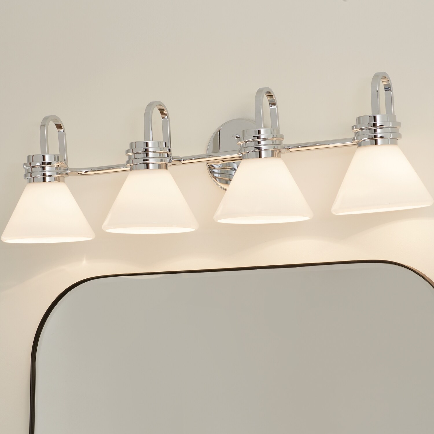 Kichler Lighting Farum 34 in. 4-Light Chrome Vanity Light - Mycitystee