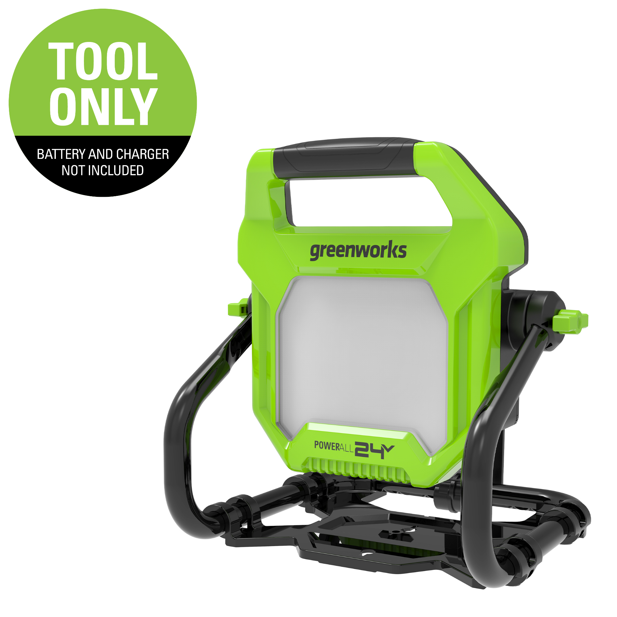 24V AC/ DC 2000 Lumen LED Work Light | Greenworks Tools - Mycitystee